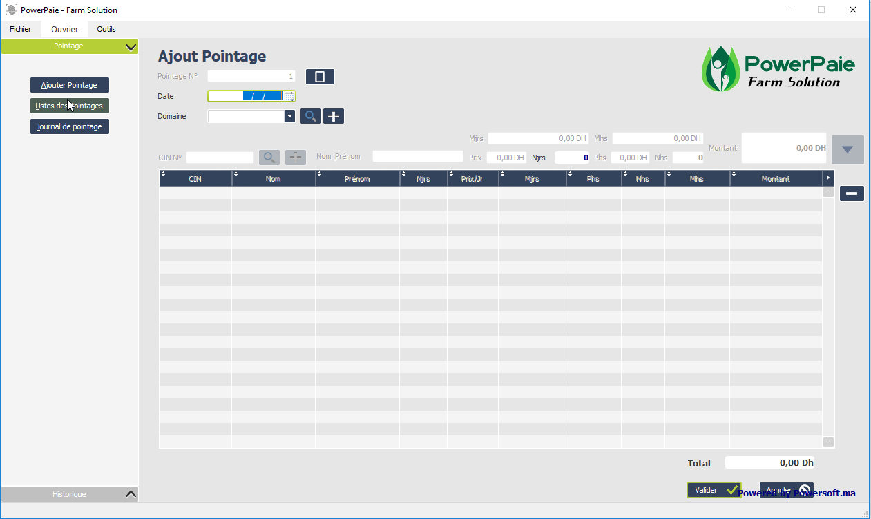 PowerPaie - Farm Solution Gestion paie agricole Maroc – Image 2