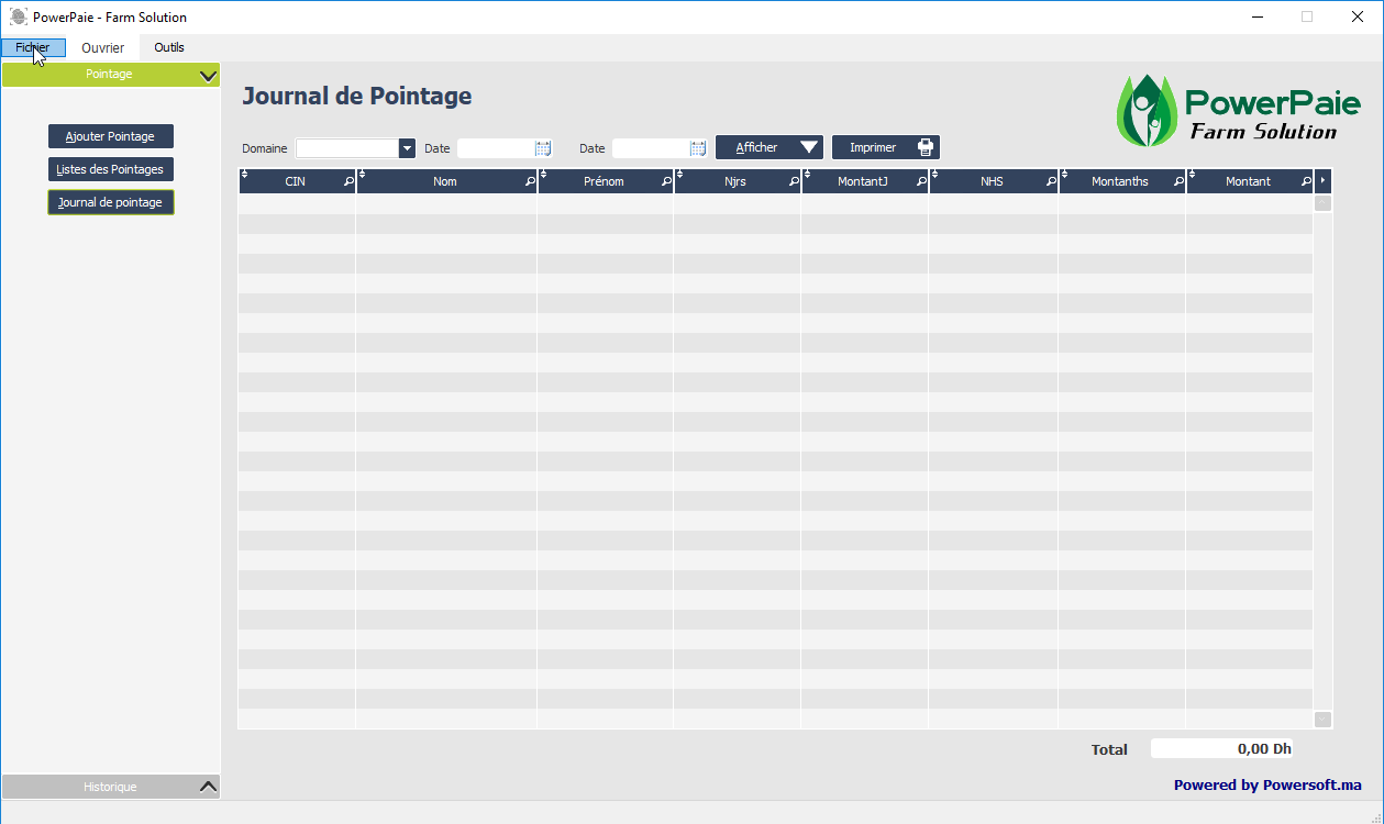 PowerPaie - Farm Solution Gestion paie agricole Maroc – Image 4